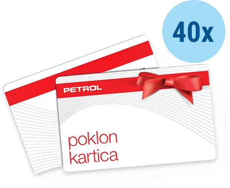 Petrol poklon kartica